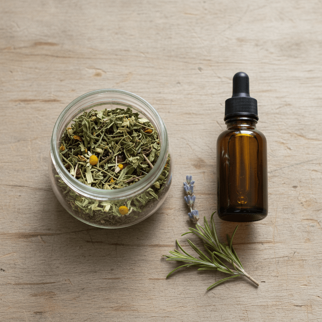 Herbal teas and oils