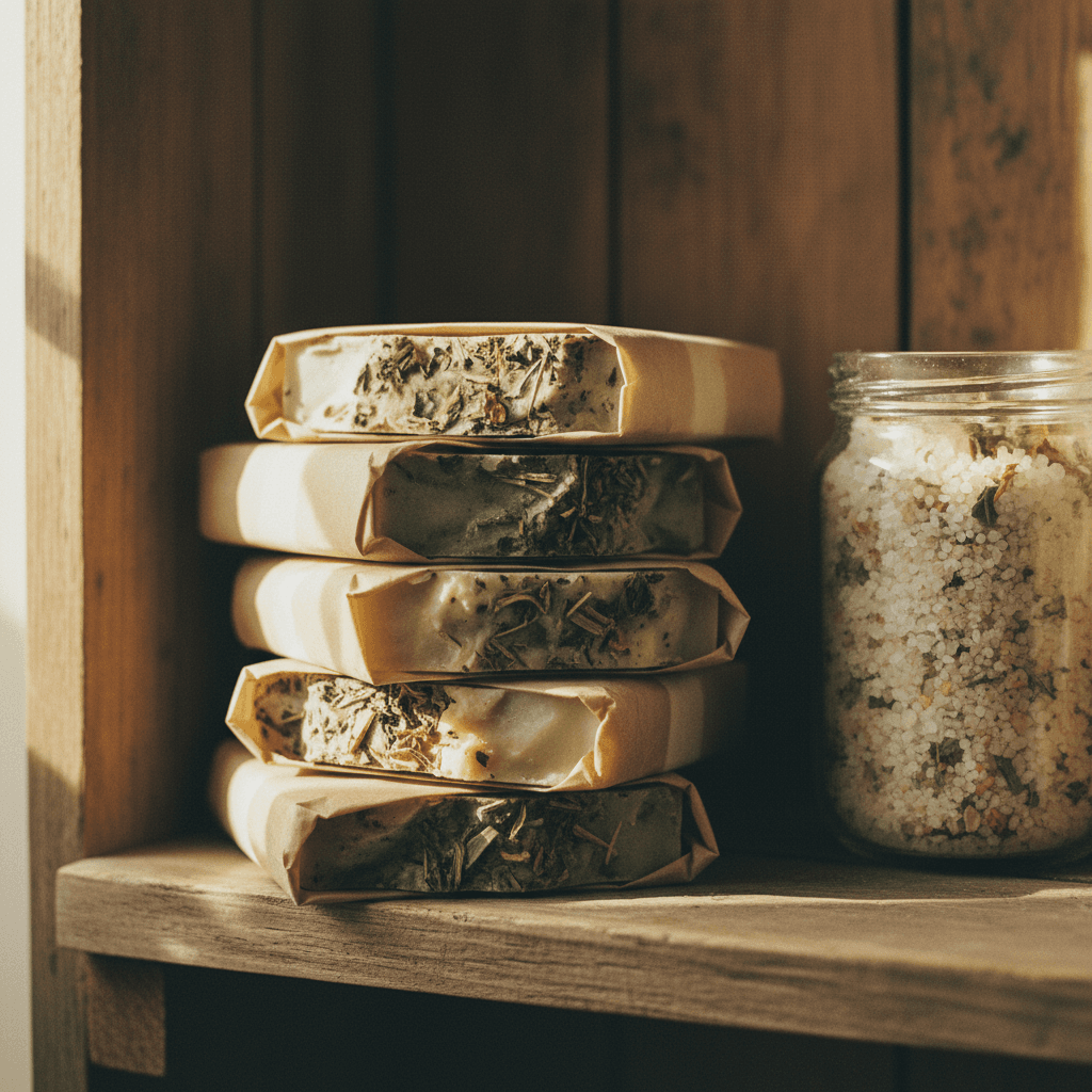 Herbal soaps and spiritual baths