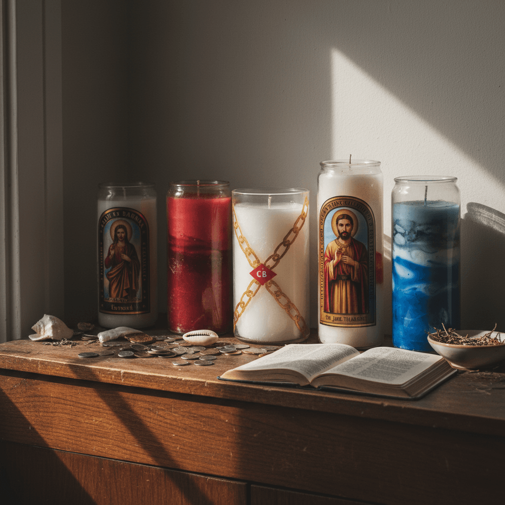 Candles for protection, court cases, and love