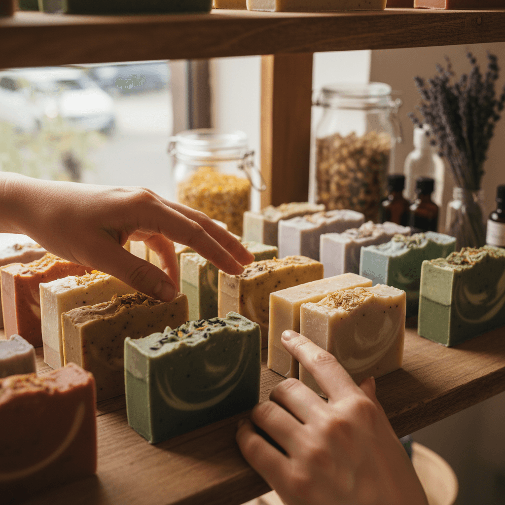 Herbal soaps and spiritual bath supplies